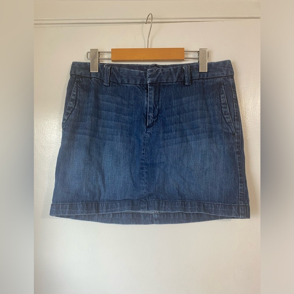 Dark Denim Mini Skirt